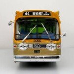 1963 GM Transit Bus: Los Angeles Metro / Rapid Transit District (RTD) 1:43 ABS Plastic Bus Model by Iconic Replicas