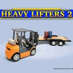 American Diorama 1:64 Figures Heavy Lifters Forklift Set II – MiJo Exclusives MONTACARGA