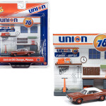 MODELO ESCALA 1:64 Diorama 2019 Release 2 – Union 76 with 1970 Dodge Coronet Superbee - GASOLINERA