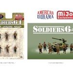 MODELOS DIORAMA American Diorama 1:64 Soldier 64 Figure Set – MiJo Exclusives - SOLDADOS METALICOS