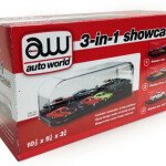 Vitrina Auto World 3 en 1 con insertos intercambiables (10-1/2 x 5-1/2 x 3-3/4")- EXHIBIDOR ACRILICO