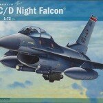 MODELO ESCALA 1:72 Italeri F-16C F-16D Night Falcon