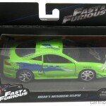 MODELO ESCALA 1/32 MITSUBISHI  ECLIPSE 1995  PAUL WALKER  BRIAN O'CONNER  FAST & FURIOUS I (2001)