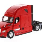 MODELO ESCALA 1/50 CABEZAL Freightliner New Cascadia SBFA Sleeper Cab Truck Tractor, Red - Diecast Masters