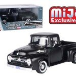 MODELO ESCALA 1:24 W/B - MiJo Exclusives - American Classics - 1956 Ford F-100 Pickup (Matte Black)