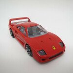 MODELO ESCALA 1/43 Bburago 4108 Ferrari F40 "1987" (rojo) 1:43 ¡EMBALAJE ORIGINAL! - ITALIA -ROJO Y NEGRO