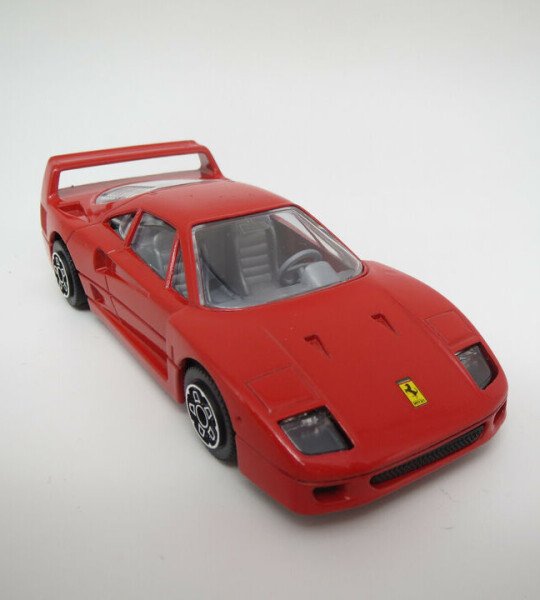 MODELO ESCALA 1/43 Bburago 4108 Ferrari F40 "1987" (rojo) 1:43 ¡EMBALAJE ORIGINAL! - ITALIA -ROJO Y NEGRO