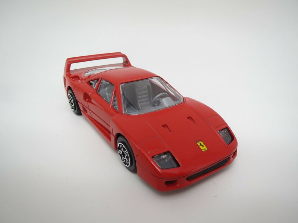 MODELO ESCALA 1/43 Bburago 4108 Ferrari F40 "1987" (rojo) 1:43 ¡EMBALAJE ORIGINAL! - ITALIA -ROJO Y NEGRO