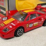 MODELO ESCALA BBURAGO 1/43 FERRARI F40 EVOLUZIONE °4168 COCHE FUNDIDO A PRESIÓN - DIECAST ITALIA