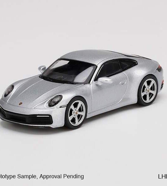 MODELO ESCALA 1/64 PORSCHE 911 (992) CARRERA S GT SILVER METALLIC MINIGT