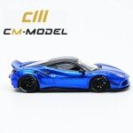 MODELO ESCALA 1/64 Ferrari 488 GTR Liberty Walk in Blue