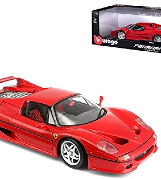 MODELO ESCALA 1:18 Ferrari Race & Play - 1995 Ferrari F50 (Red)