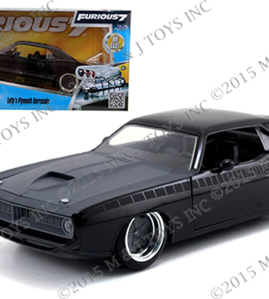 MODELO ESCALA 1/24 Fast and Furious Letty's Plymouth Barracuda