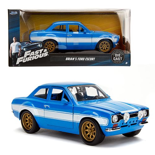 MODELO ESCALA 1/24 Fast and the Furious Brian's Ford Escort RS2000 MK1