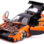 MODELO Jada 1:24 1995 Mazda RX-7 Widebody With Han Figure Tokyo Drift- The Fast & Furious – HAN RAPIDO Y FURIOSO