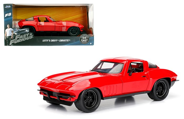 MODELO ESCALA 1/24 Fast and Furious 8 Letty's Chevy Corvette