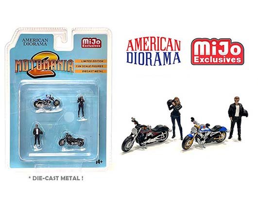 MODELOS A ESCALA 1/64 American Diorama Mijo Exclusive Moto Mania 2 - FIGURAS