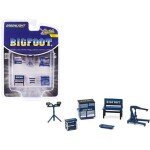 MODELO ESCALA 1/64 Bigfoot Monster Truck Shop Tools Set Accessories Series 2  - 6 Piece - FIGURAS