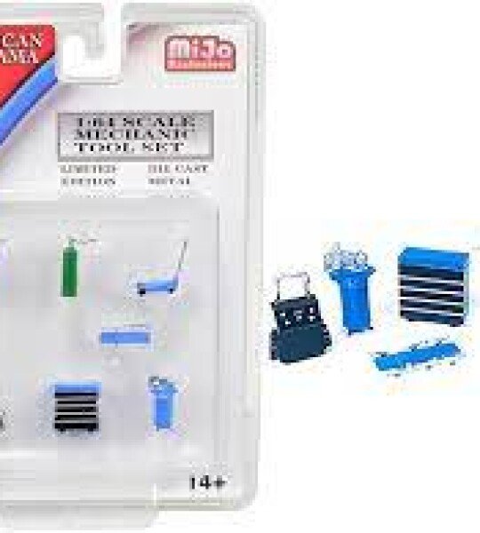 MODELO ESCALA 1/64 AMERICAN DIORAMA SHOP TOOLS SET - FIGURAS