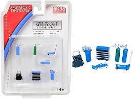 MODELO ESCALA 1/64 AMERICAN DIORAMA SHOP TOOLS SET - FIGURAS