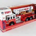 CAMIION BOMBEROS FDNY FIRE BRIGADE 27" FIRE TRUCK W/WATER PUMP