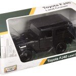 MODELO ESCALA 1:24 Toyota FJ40  LAND CRUISER BLACK – PTM