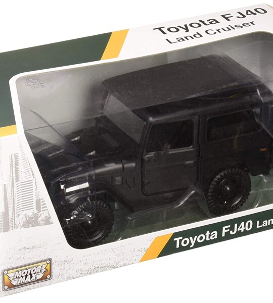 MODELO ESCALA 1:24 Toyota FJ40  LAND CRUISER BLACK – PTM