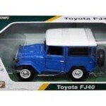 MODELO ESCALA 1:24 Toyota FJ40 LAND CRUISER (BLUE with white roof) – Platinum Collection