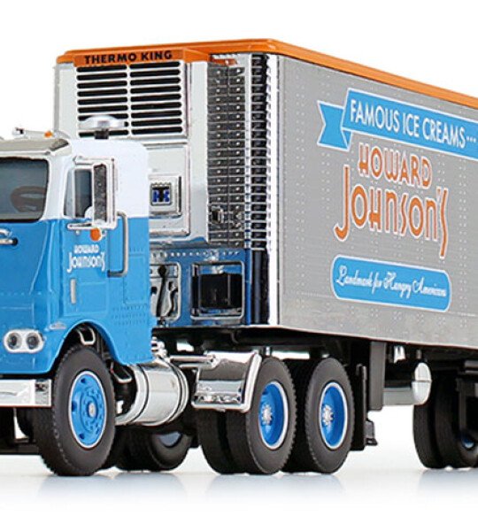 TRAILER COMPLETO ESCALA 1/50 Freightliner REFRIGERADO CLASICO CON LICENCIA DE FABRICA