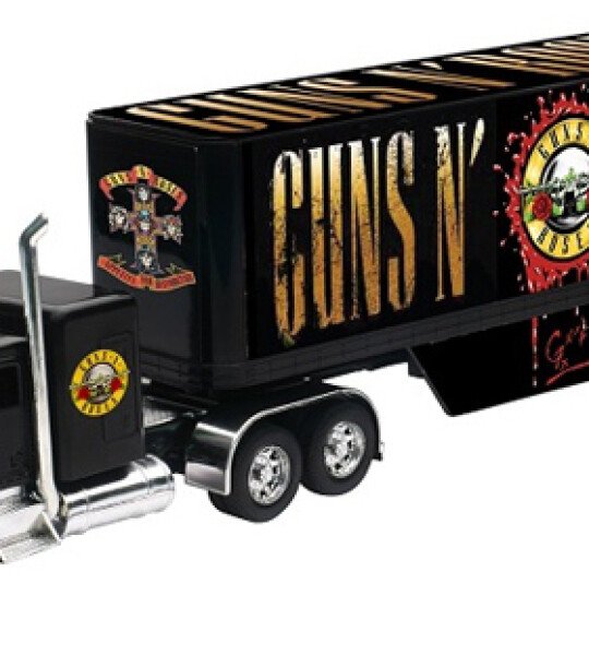 TRAILER COMPLETO ESCALA 1:32 Kenworth W900 - Guns N' Roses (Black)