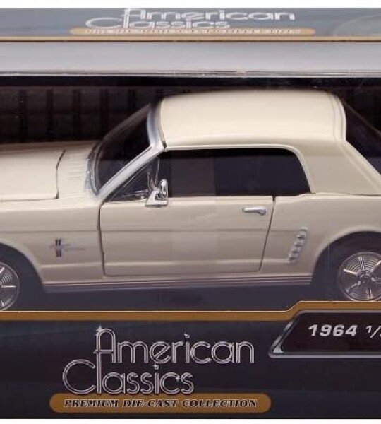 MODELO ESCALA 1/24 1964 1/2 Ford Mustang (White) - Timeless Legends