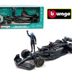 Bburago 1:24 Race F1 Mercedes-AMG W14 E Performance #63 George Russell with Standing Figure CON FIGURA INCLUIDA