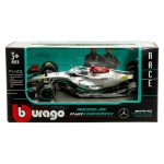 Bburago 1:43 Mercedes-AMG F1 W13 E Performance #44 Lewis Hamilton – AMG Petronas Formula One Team – Race Series Window Box