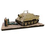 TANQUE ESCALA 3Sturmmorserwagen 606/4 Mit 38cm RW 61 L/3.5 "Sturmtiger"  CON FIGURAS MET DE ADOLF HITLER Y ROMMEL FORCES