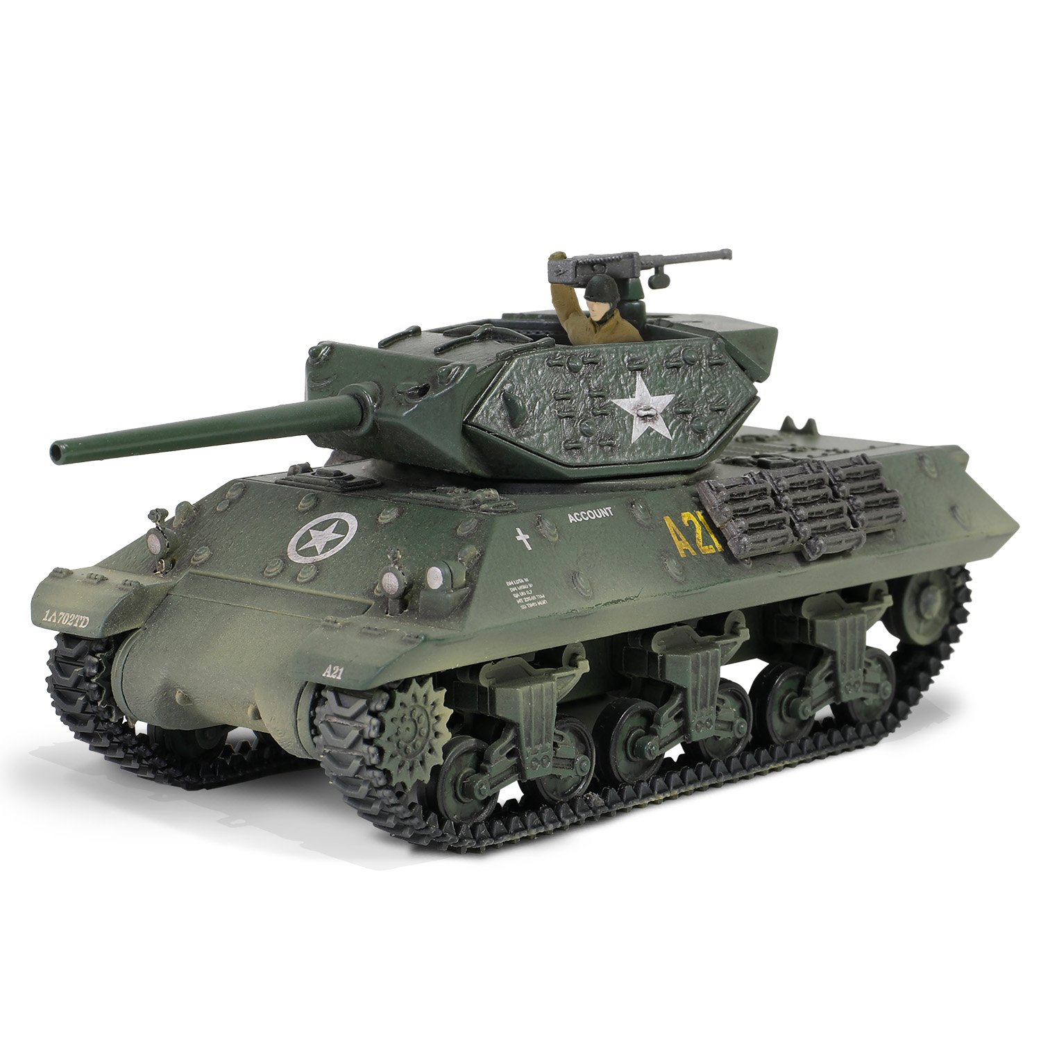 TANQUE A ESCALA 1/64 U.S. Army M10 GMC METALICO FORCES OF VALOR