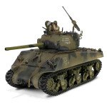 TANQUE ESCALA 1/32 Sherman M4A3 (76), VVSS "Black Panthers", 761st Tank Battalion, Task Force Rhine, Germany 1945 FORCES