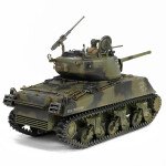 TANQUE ESCALA 1/32 Sherman M4A3 (76), VVSS "Black Panthers", 761st Tank Battalion, Task Force Rhine, Germany 1945 FORCES