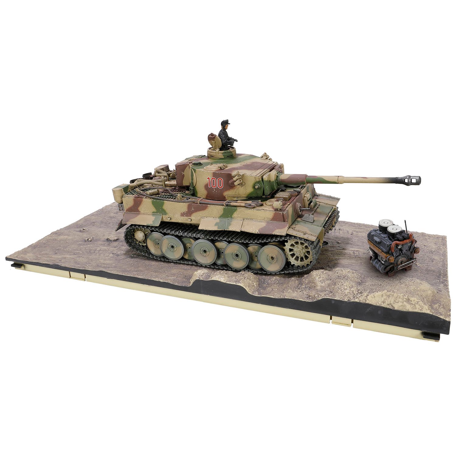 TANQUE ESCALA 1/32 Sd.Kfz.181 PzKpfw VI Tiger Ausf. E heavy tank (Early production model) Schwere Panzerabteilung FORCES