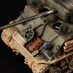 MODELO A ESCALA 1/35 DEL TANQUE M4A3E8 SHERMAN FURY US ARMY