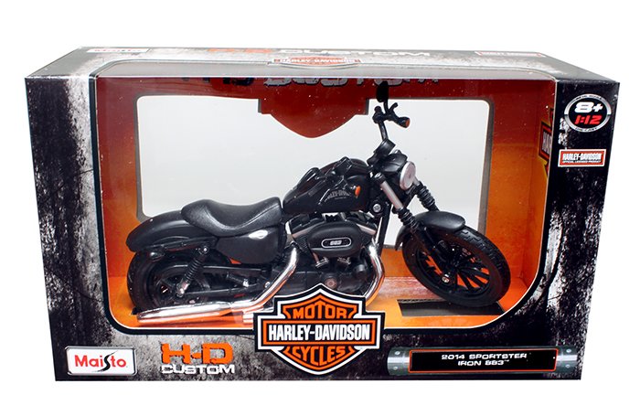 MOTO A ESCALA 1:12 2014 Sportster Iron 883 – Harley-Davidson Custom