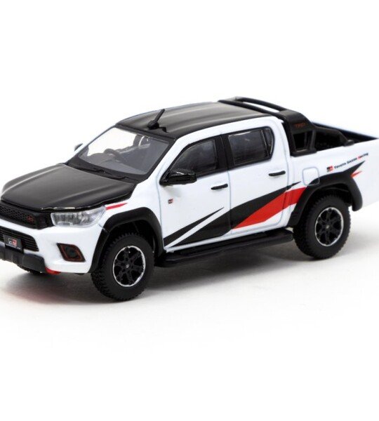 MODELO ESCALA 1/64 Toyota Hilux White - HOBBY64