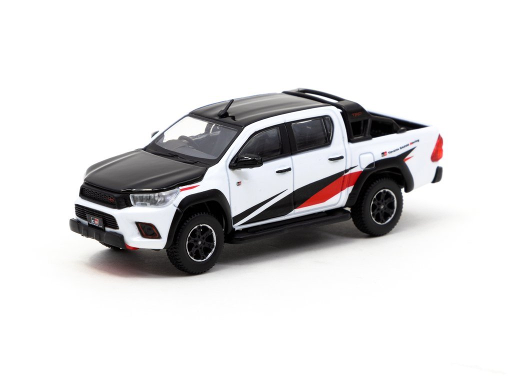 MODELO ESCALA 1/64 Toyota Hilux White - HOBBY64