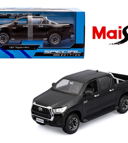 Maisto 1:27 Toyota Hilux – Black – Special Edition PICKUP
