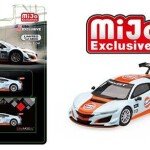 MODELO ESCALA 1/64 HONDA ACURA NSX GT3 GULF RACING / MIJO HOBBY EXCLUSIVE