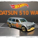 MODELO ESCALA 1/64 Hot Wheels 51st Anniversary Satin and Chrome 1971 Datsun 510 Wagon