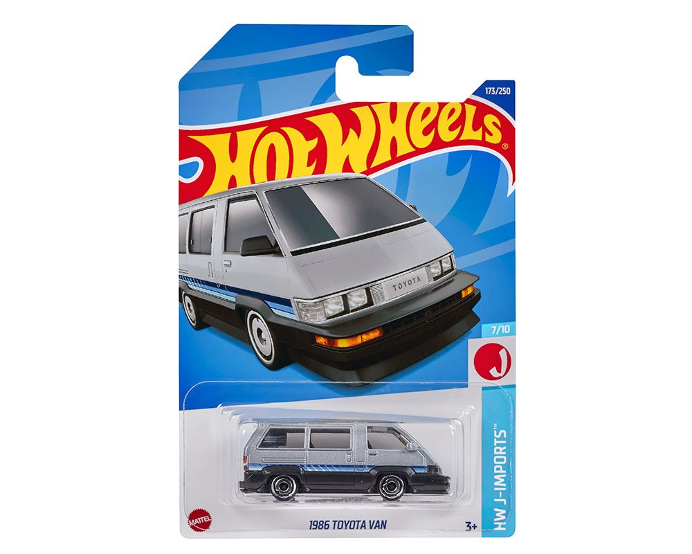 Hot Wheels 1:64 Basic Toyota Van Classic – Silver