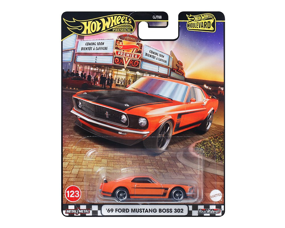 Hot Wheels 1:64 Boulevard 2025 B – Ford Mustang Boss 302 1969 – Orange