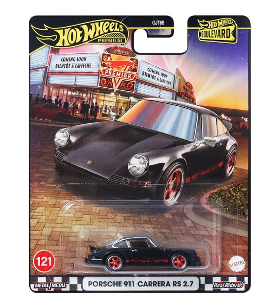 Hot Wheels 1:64 Boulevard 2025 B – Porsche 911 Carrera RS 2.7 – Black