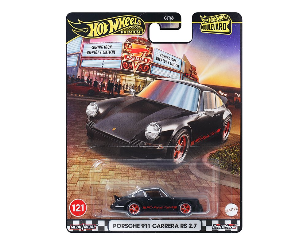 Hot Wheels 1:64 Boulevard 2025 B – Porsche 911 Carrera RS 2.7 – Black