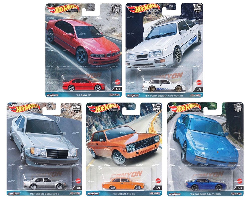 Hot Wheels 1:64 Car Cultures 2023 C Case Canyon Assortment - SERIE DEL GRAN CAÑON